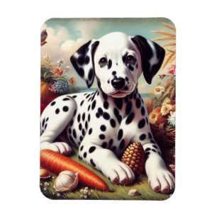 Magnet Flexible Peinture vintage dalmate