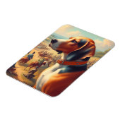 Magnet Flexible Peinture vintage pour chien de collection (Côté Gauche)