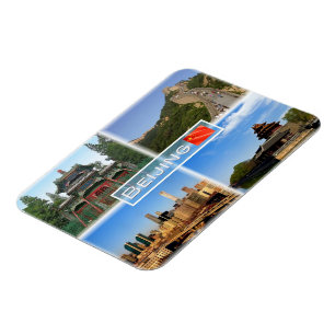 Magnet Flexible Pékin - Mosquée Niujie - Insigne de la Grande Mura