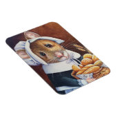 Magnet Flexible Pèlerin de Thanksgiving Souris Panier d'art (Côté Droit)