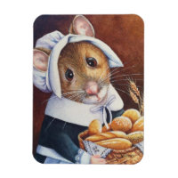 Pèlerin de Thanksgiving Souris Panier d'art