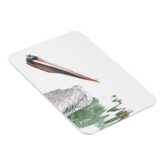 Magnet Flexible Pelican Birds Animaux sauvages Plage (Côté Droit)