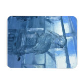 Magnet Flexible Pelican Ice Sculpture, Québec, Canada (Horizontal)