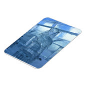 Magnet Flexible Pelican Ice Sculpture, Québec, Canada (Côté Gauche)