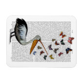 Magnet Flexible Pelican & Papillons (Horizontal)