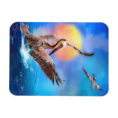 Magnet Flexible Pélicans Brown SOLEIL KISSEE PELICAN ISLAND (Horizontal)