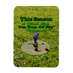 Magnet Flexible Pelouse Bowls Cette Saison Je Serai Sur Le Top De