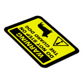 Magnet Flexible Pembroke Welsh Corgi Garde Chien Avertissement Drô (Côté Droit)