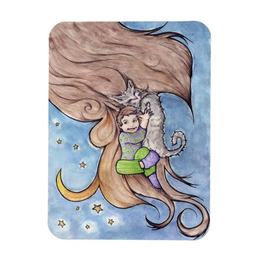 Magnet Flexible Penelope Moon (Vertical)