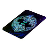 Magnet Flexible pénètre l'aimant zodiaque du poisson (Côté Gauche)