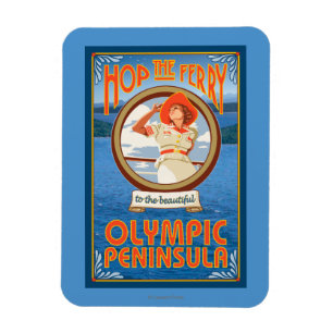 Magnet Flexible Péninsule olympique, WashingtonHop le ferry