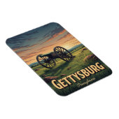 Magnet Flexible Pennsylvania Gettysburg Travel (Côté Droit)