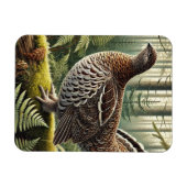 Magnet Flexible Pennsylvanie State Bird Ruffed Groupement (Horizontal)