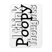 Magnet Flexible Penser à la pauvreté (Vertical)