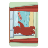 Magnet Flexible Penser à toi Teddy Bear Missing You mignon Art (Vertical)