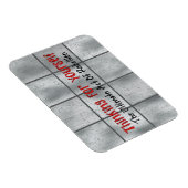 Magnet Flexible Penser Pour Vous-Même (Côté Droit)