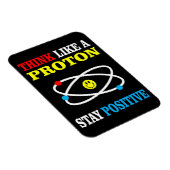 Magnet Flexible Pensez comme un proton, restez positif (Côté Droit)