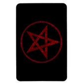 Magnet Flexible Pentagram Red Devil (Vertical)