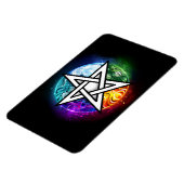 Magnet Flexible pentagramme du Wiccan (Côté Gauche)