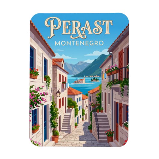 Magnet Flexible Perast Monténégro (Vertical)