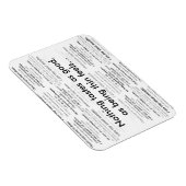 Magnet Flexible Perdre du poids, sentir grand (Côté Droit)