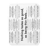 Magnet Flexible Perdre du poids, sentir grand (Vertical)