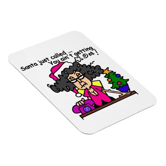 Magnet Flexible Père Noël appelée (Côté Droit)