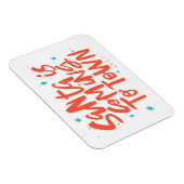 Magnet Flexible Père Noël arrive à Town Holiday Design (Côté Droit)