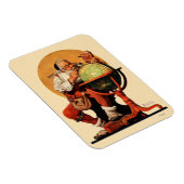 Magnet Flexible Père Noël au monde (Côté Droit)