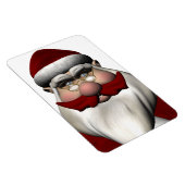 Magnet Flexible Père Noël Avec Moustache Rouge (Côté Droit)
