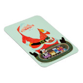 Magnet Flexible Père Noël avec train (Côté Droit)