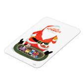 Magnet Flexible Père Noël avec train (Côté Gauche)