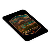 Magnet Flexible Père Noël Cruz de Tenerife (Côté Droit)