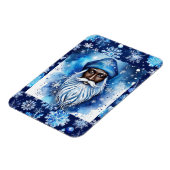 Magnet Flexible Père Noël en bleu (Côté Gauche)