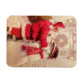 Magnet Flexible Père Noël Frosty Noël (Horizontal)