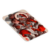 Magnet Flexible Père Noël Lap (Côté Droit)