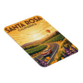 Magnet Flexible Père Noël Rosa California Travel (Côté Droit)