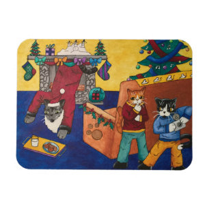 Magnet Flexible Père Noël Surprise
