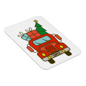 Magnet Flexible Père Noël vue de devant Joyeux Noël (Côté Droit)