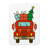 Magnet Flexible Père Noël vue de devant Joyeux Noël (Vertical)