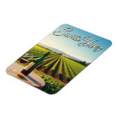 Magnet Flexible Père Noël Ynez Californie (Côté Gauche)