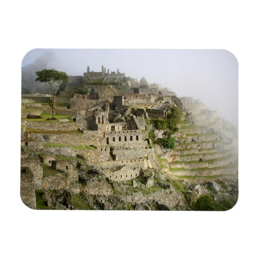 Magnet Flexible Pérou, Machu Picchu. La citadelle antique de Machu (Horizontal)