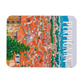 Magnet Flexible Perpignan Photo Vintage (Horizontal)