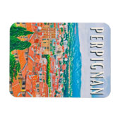 Magnet Flexible Perpignan Photo Vintage (Horizontal)