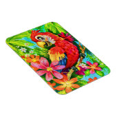 Magnet Flexible perroquet coloré (Côté Droit)