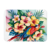 Magnet Flexible Perroquet exotique (Horizontal)