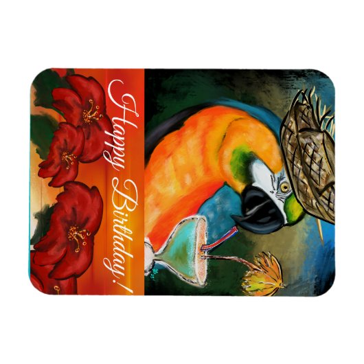 Magnet Flexible Perroquets (Horizontal)