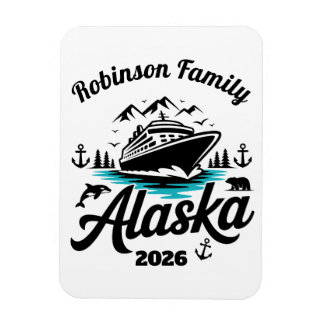 Magnet Flexible Personalized Alaska Cruise Door Marker