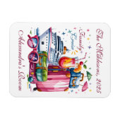 Magnet Flexible Personalized Family Cruise Name Year (Horizontal)