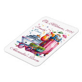 Magnet Flexible Personalized Family Cruise Name Year (Côté Gauche)